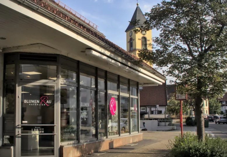 Innenausbau eines Blumenladens in Karlsbad-Langensteinbach