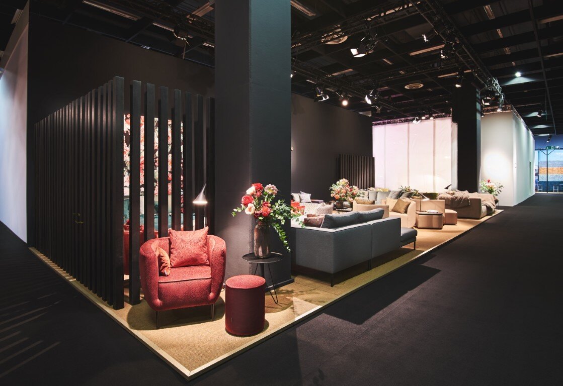 Messestand auf der IMM Köln 2019